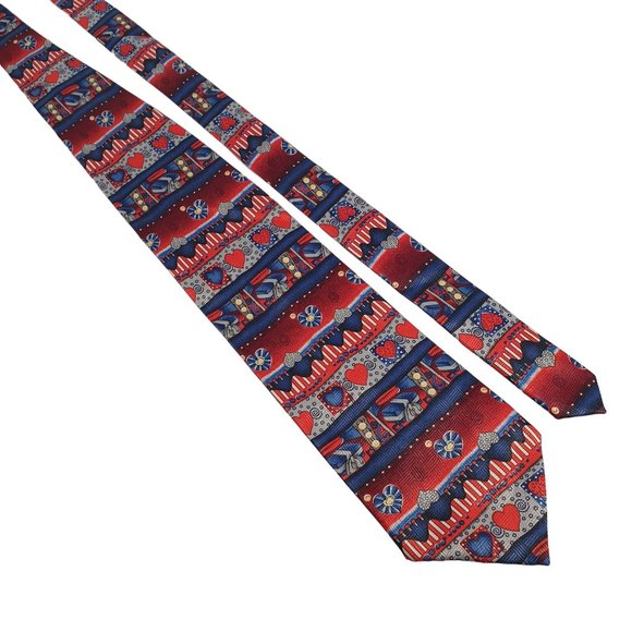 Mens Necktie Valentines Day Love Accessory Office Work Casual Dad Gift February - Picture 1 of 5